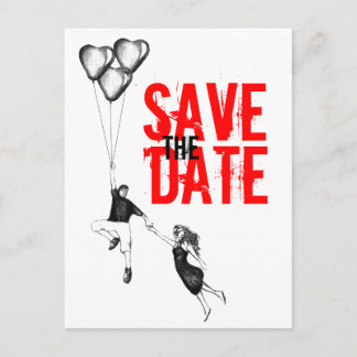 Vliegen met liefde aankondigingskaart