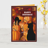 Vliegen met pompoen kaart (Gele Bloem)