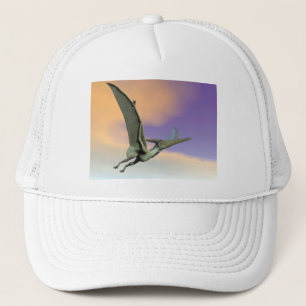 vliegen met Pteranodon dinosaur - 3D rendering Trucker Pet