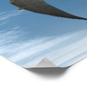 vliegen met Pteranodon dinosaurussen - 3D renderin Poster (Hoek)