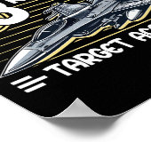 Vliegen naar de 3e klas Jet Fighter Eerste dag ter Poster (Hoek)