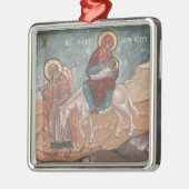 Vliegen naar de kerstversiering van Egypte Metalen Ornament (Links)