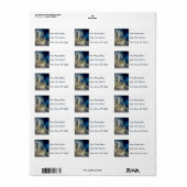 Vliegen naar Egyptische Adresetiketten Etiket (Full Sheet)