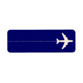 vliegen naar etiket (Voorkant)