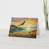 Vliegen naar huis Vaderdag Feestdagen Kaart (Voorkant)