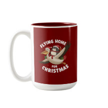 Vliegen naar huis voor Kerstmis