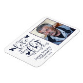 Vliegen naast ons vogelherenherenfuneral Keepslag Magneet (Linkerzijde)