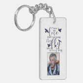 Vliegen naast ons vogelherenherenfuneral Keepslag Sleutelhanger (Voorkant Links)