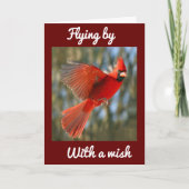 ** VLIEGEN OM TE ZEGGEN ** VERJAARDAG * BESTE OP O KAART (Voorkant)