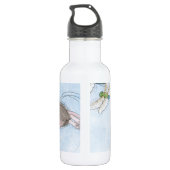 Vliegen om te zeggen waterfles  (Achterkant)