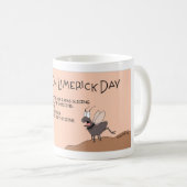 Vliegen op dag van Limerick Koffiemok (Voorkant rechts)