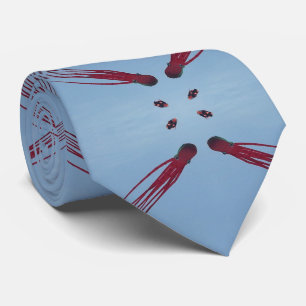 Vliegen op een Stunt Animal Kite in Azure Sky, bla Stropdas