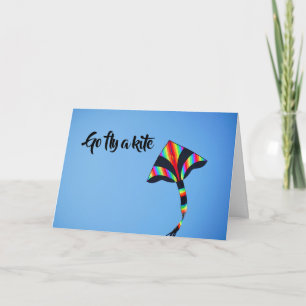 Vliegen op een vlieger kaart