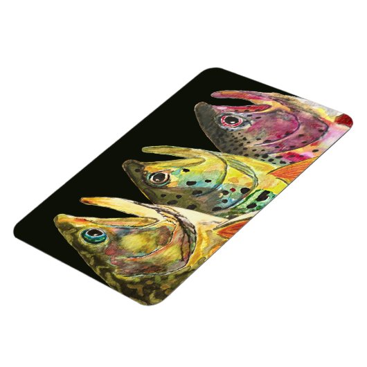 Vliegen op forel magneet (Linkerzijde)