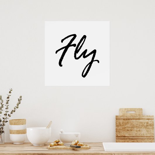 Vliegen Poster (Keuken)