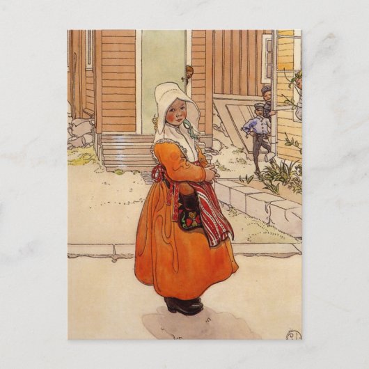 vliegen rond de suiker briefkaart (Voorkant)