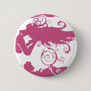 vliegen ronde button 5,7 cm