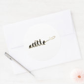 Vliegen Ronde Sticker (Envelop)