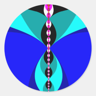 Vliegen Ronde Sticker