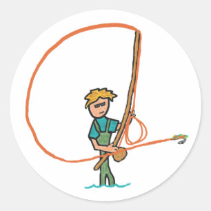 Vliegen Ronde Sticker