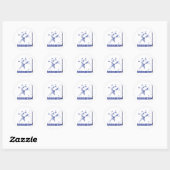 Vliegen Ronde Sticker (Vel)