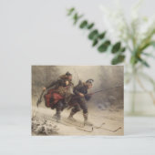 Vliegen tegen Baby King Briefkaart (Staand voorkant)