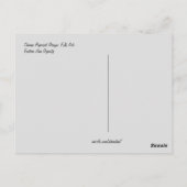 Vliegen tegen de Chinese hemel Briefkaart (Achterkant)