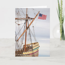 Vliegen trots op Mayflower II Kaart