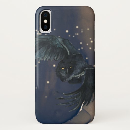 Vliegen Uil in de NachtiPhone / iPad case (Achterkant)