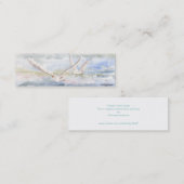 'Vliegen van het kleine Bladwijzer van de Golven' Mini Visitekaartje (Voorkant / Achterkant)