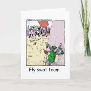 Vliegen Verdelg Team Grappige Politie Cadeaus & Ve Kaart