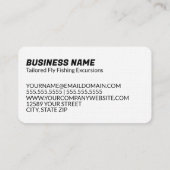 Vliegen Visitekaartje (Achterkant)