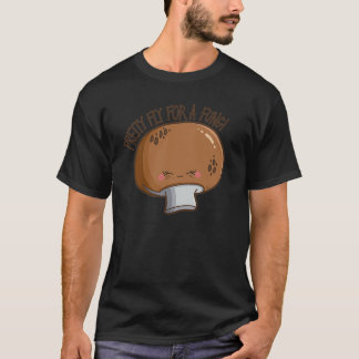 vliegen voor een grappige paddenstoel van Fungi T-shirt