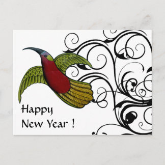 Vliegen voor het nieuwe jaar - Gepersonaliseerd Feestdagenkaart