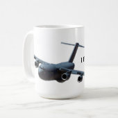 Vliegen voor voedsel koffiemok (Voorkant links)