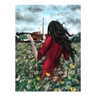 Vliegen weg Zomersonate Foto Afdruk