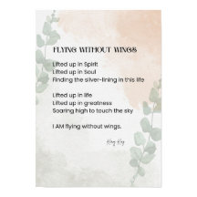 Vliegen zonder vleugels Gedicht Poëzie Geschreven 