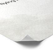 Vliegen zonder vleugels Gedicht Poëzie Geschreven Poster (Hoek)