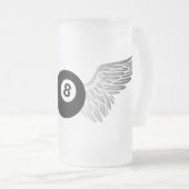 vliegenbal matglas bierpul (Voorkant rechts)