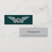 vliegenbal mini visitekaartje (Voorkant / Achterkant)