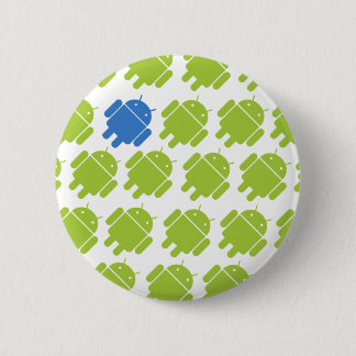 Vliegend Android Blue Ronde Button 5,7 Cm