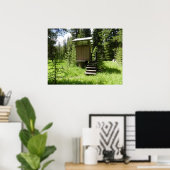 Vliegend buitengebouw poster (Thuiskantoor)