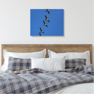 Vliegend Canvas Afdruk
