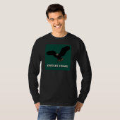 Vliegend Eagle Square T-shirt (Voorkant volledig)