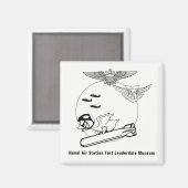 vliegend eend magneet (Voorkant / Achterkant)