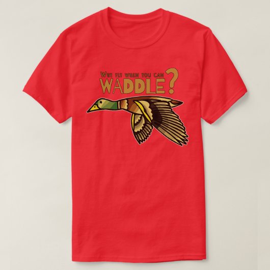  Vliegend Eend Tattoo T-shirt (Design voorkant)