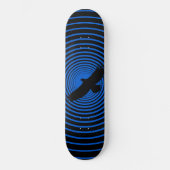 Vliegend eskaar Skateboard Blue - Aangepaste kleur (Voorkant)