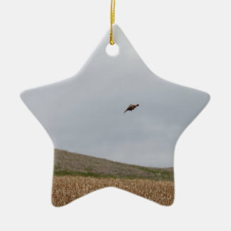 vliegend fazant keramisch ornament