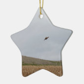 vliegend fazant keramisch ornament (Links)