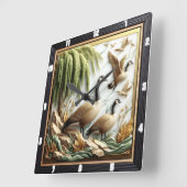 vliegend ganzenbos vierkante klok (Hoek)